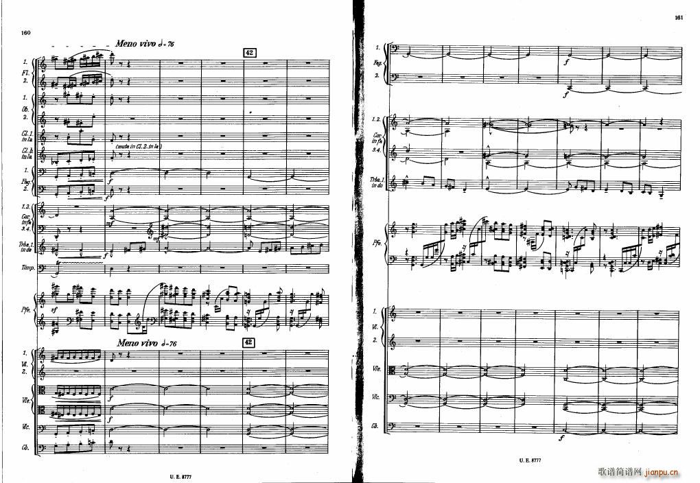 Bartok SZ 83 Piano Concerto No1 Full Score 二40