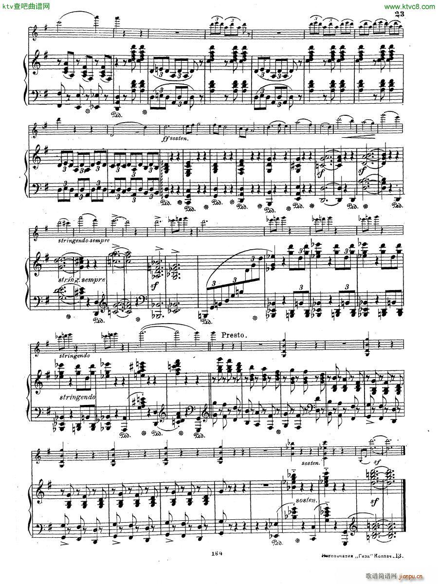 Grieg Violin Sonata 2 G dur op 1314