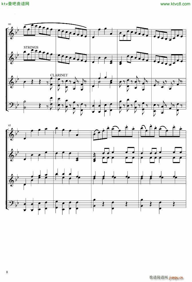 莫扎特g小调第40交响曲第一乐章 电子琴_莫扎特8