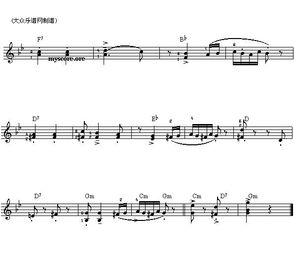 电子琴浅易练习六十九(匈牙利舞曲第5号)2