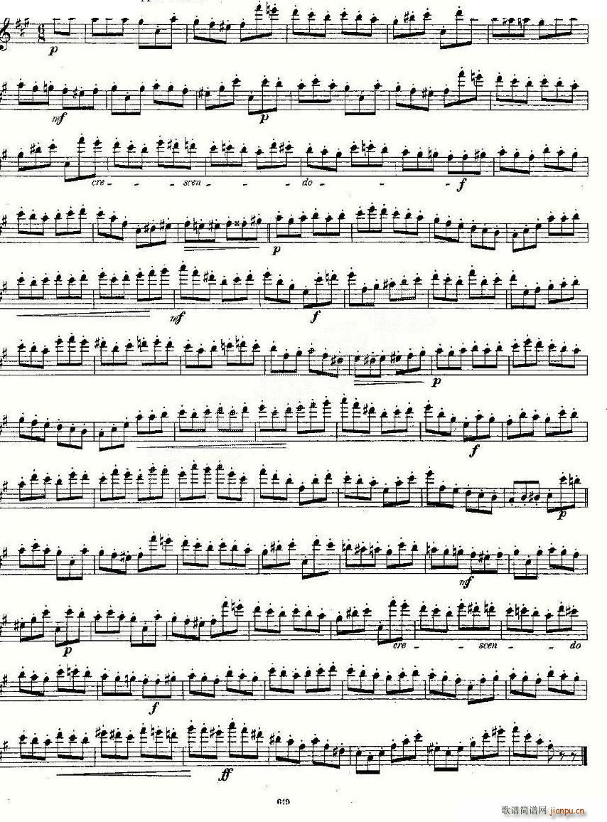 24 instructive Uebungen Op 30 1 12 笛萧谱9