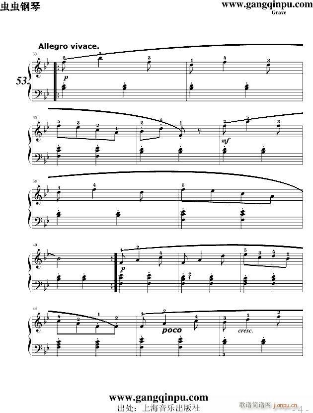 练习曲给初学者51至54_车尔尼-Czerny4
