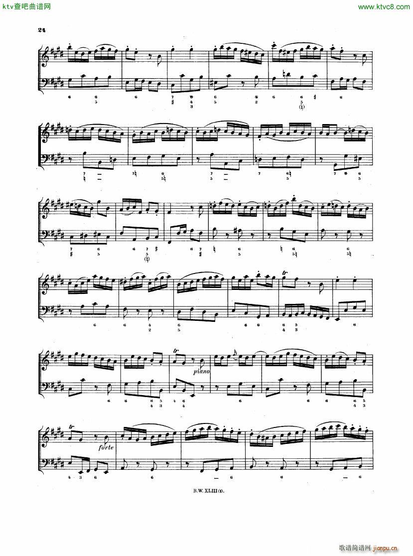 Bach JS BWV 1035 Flute Sonata in E4