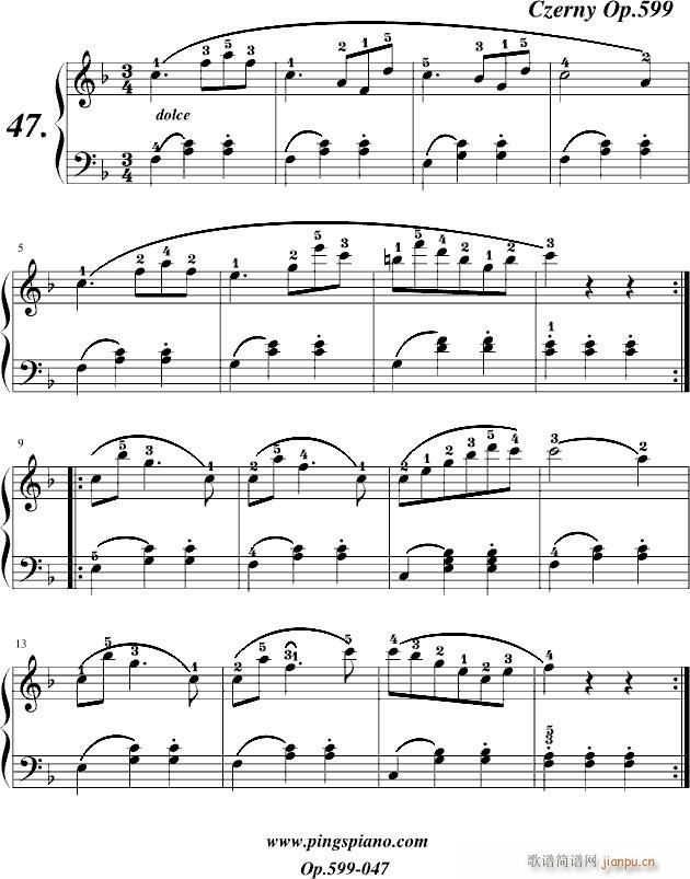 车尔尼599之28_车尔尼-Czerny1