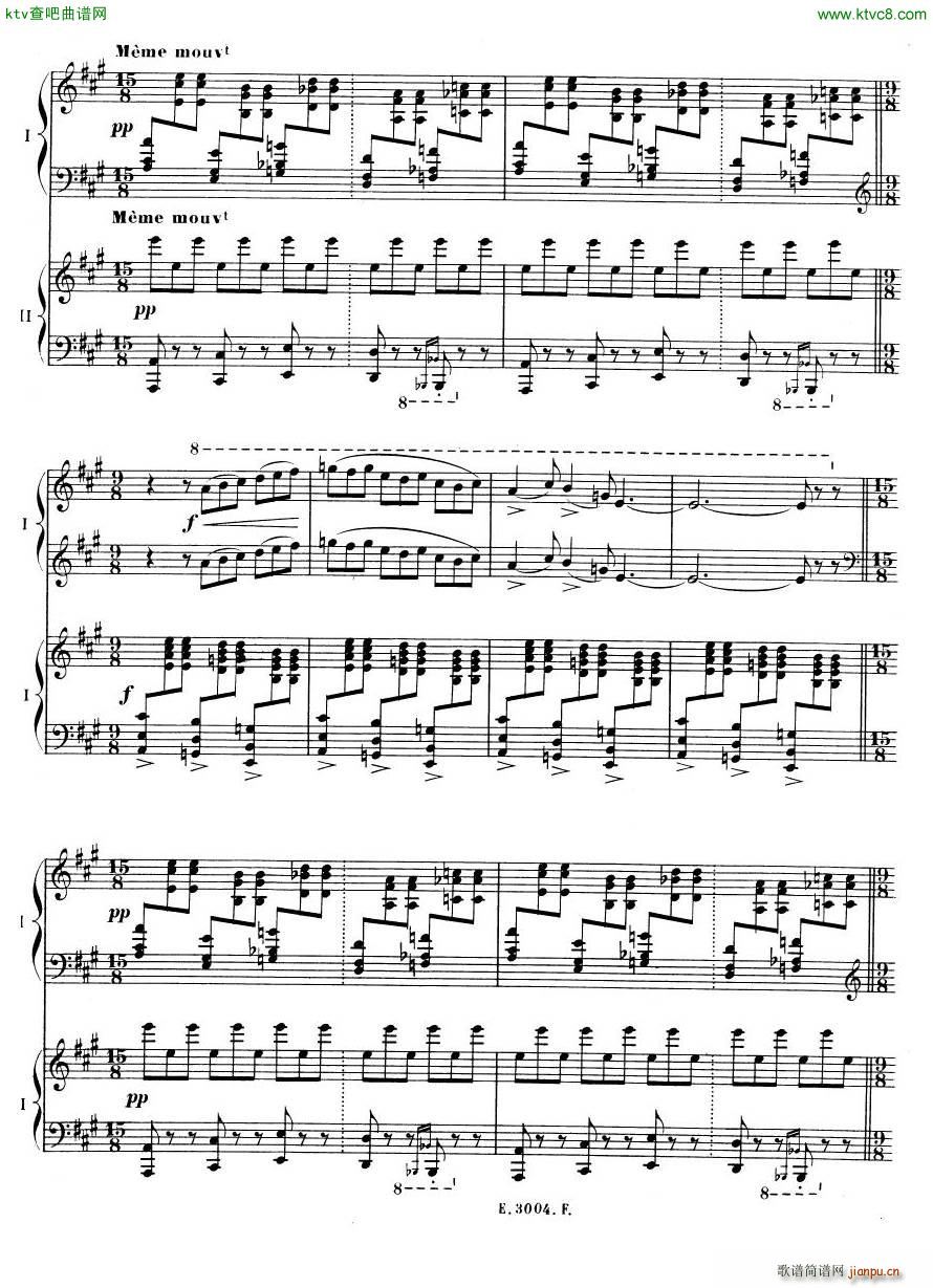 Debussy Ravel 3 Nocturnes 2pno26