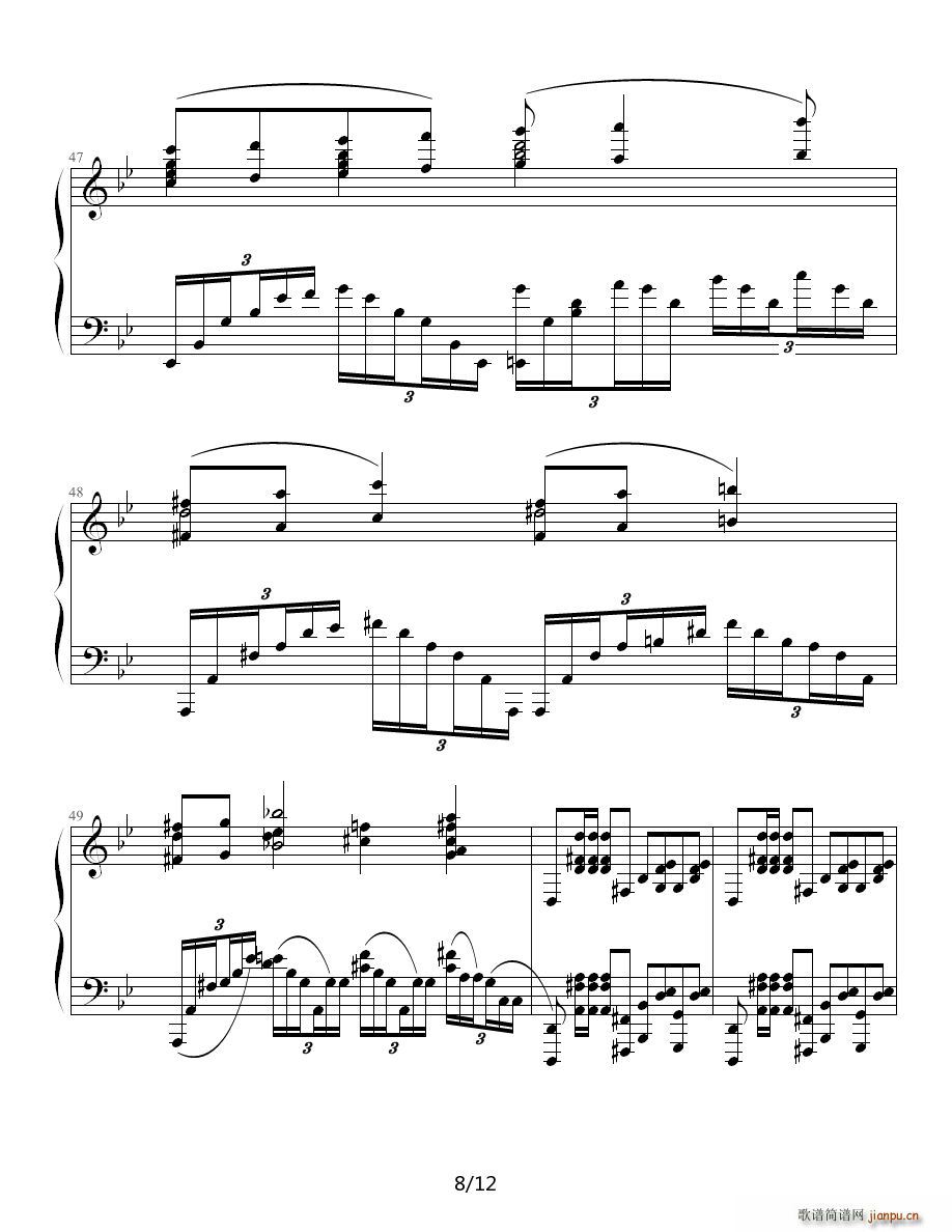 极高难度之古典钢琴曲8