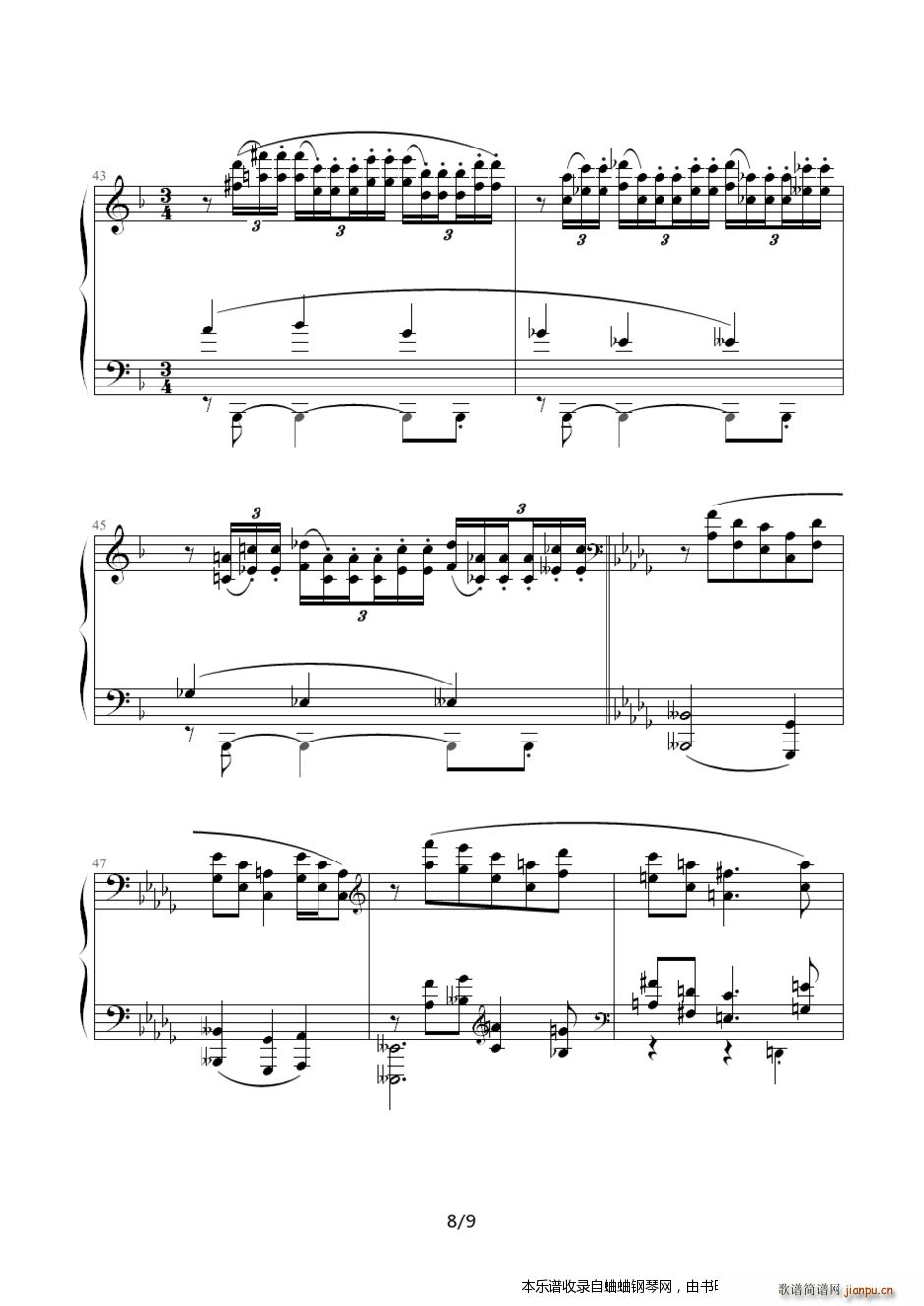 德彪西?六度练习曲8