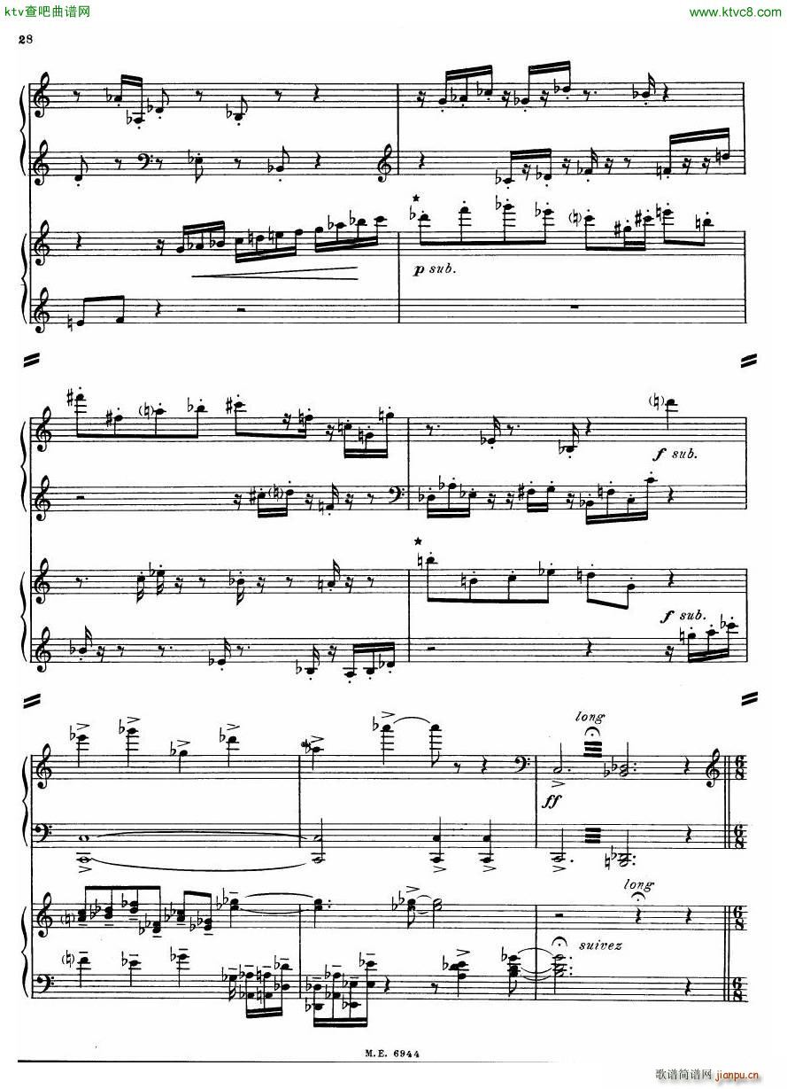 Auric Partita for two pianos21