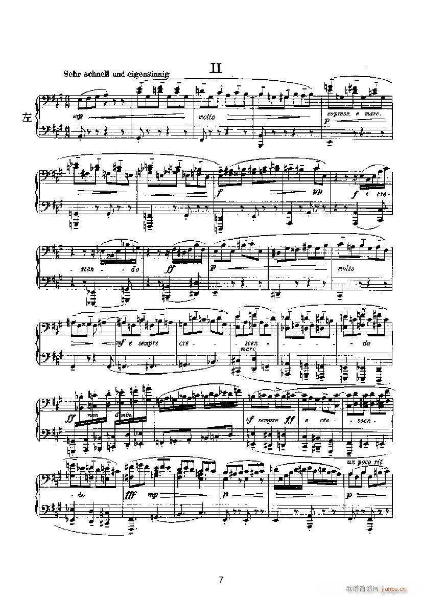 滑稽曲2（四手联弹） 键盘类 钢琴_马克斯.雷格尔1