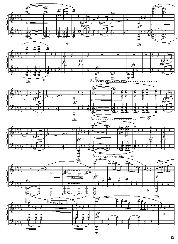 谐谑曲-苗波-钢琴谱(钢琴曲)-肖邦-chopin13