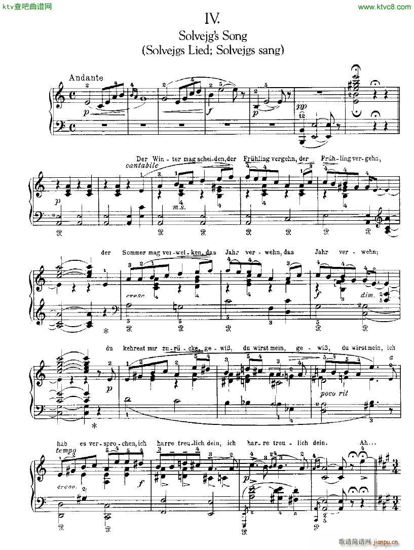 Peer Gynt Suite No 2 Op 5520