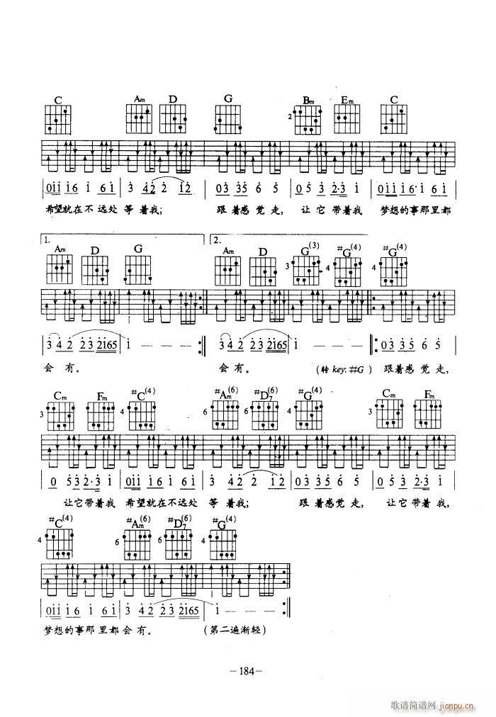 跟着感觉走(吉他弹唱)2