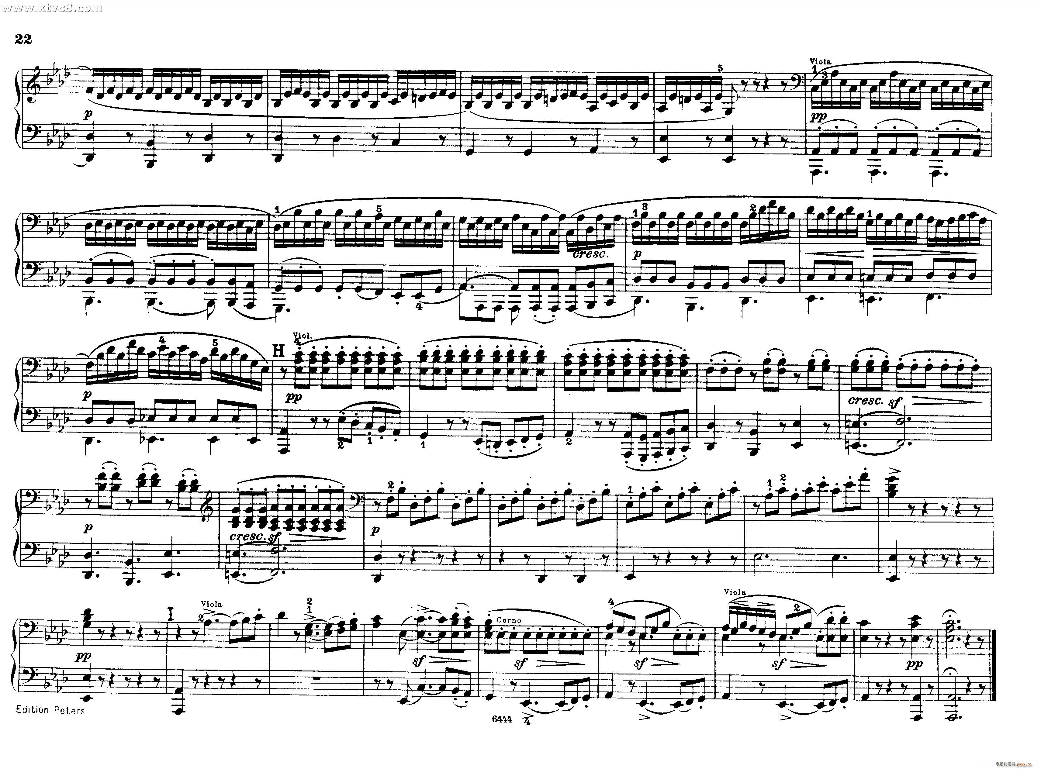 贝多芬大七重奏Op 20 钢琴四手联弹21