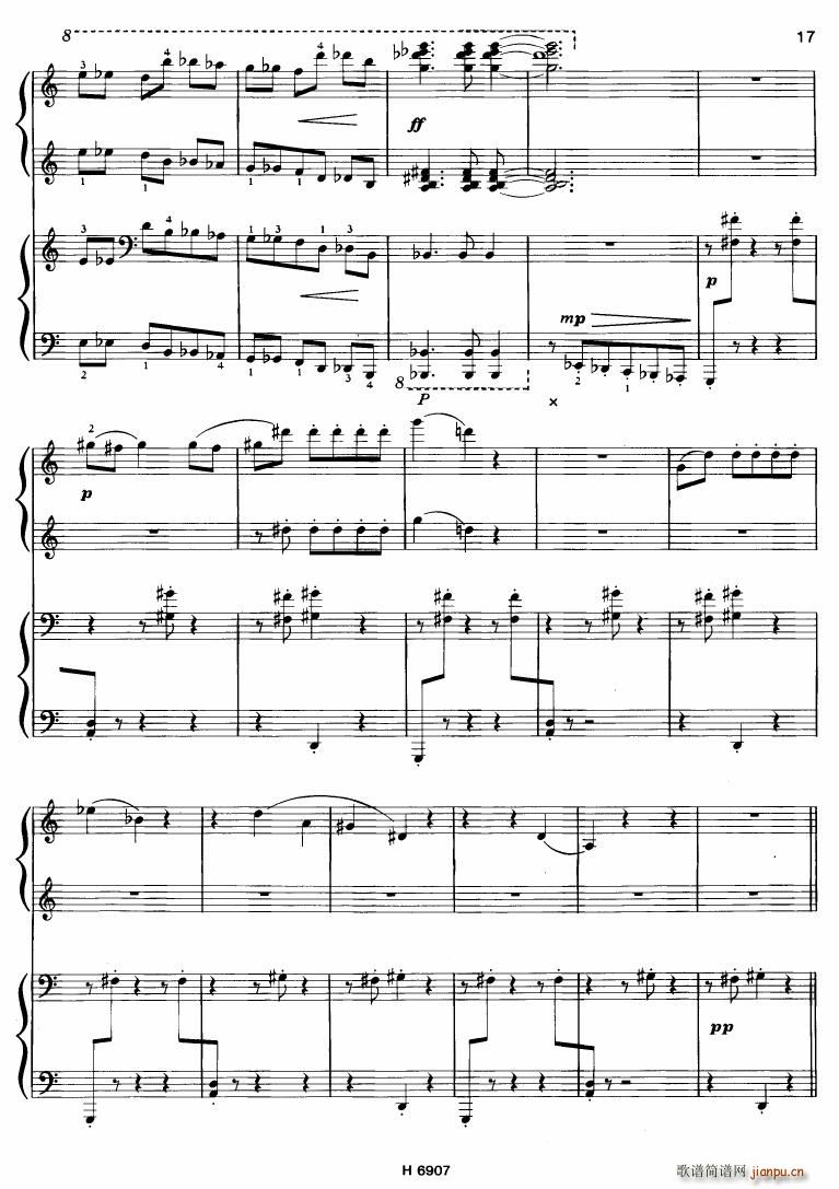 Barton Sonatina for 4 hands17