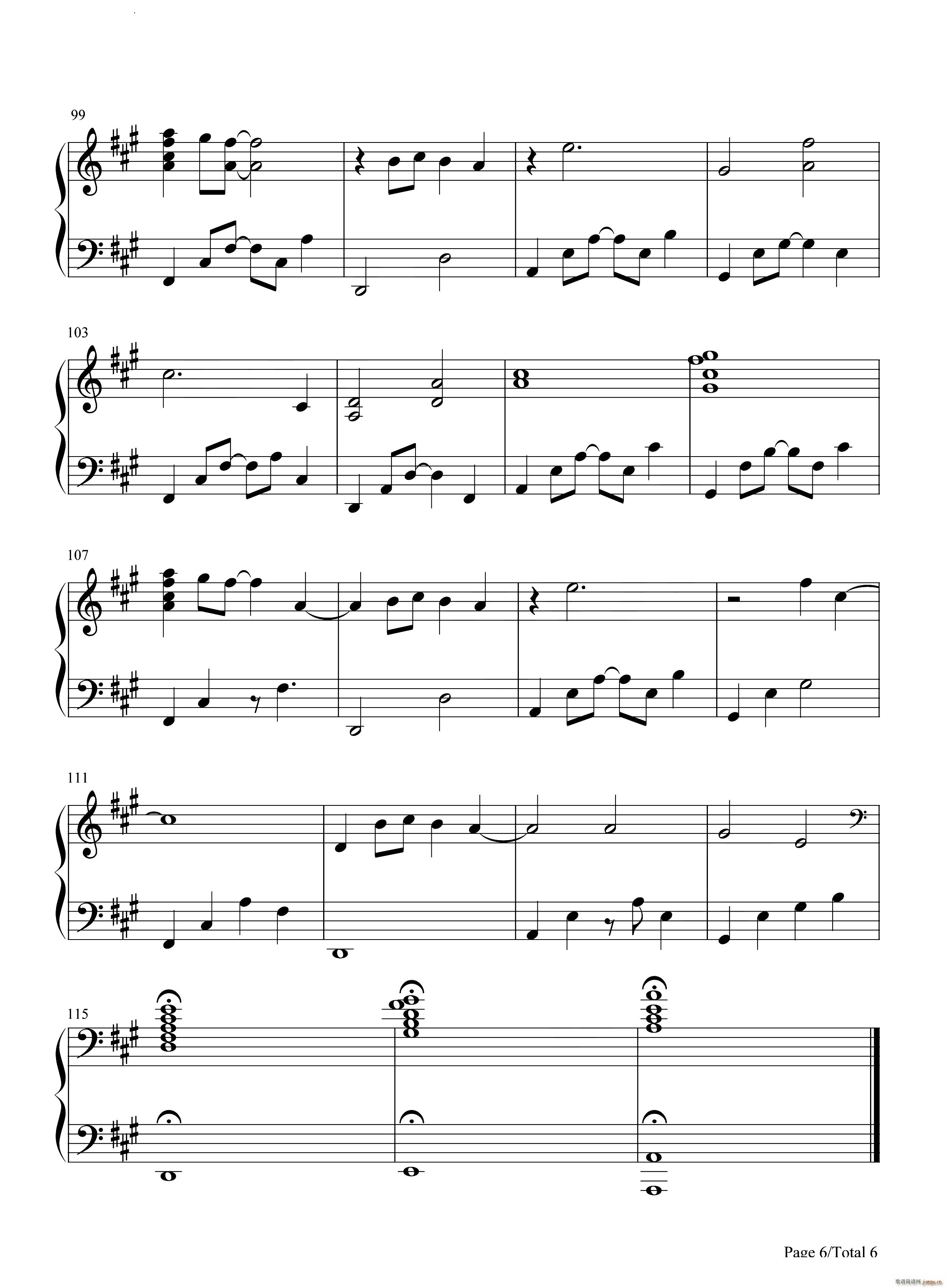 Take On Me带我走简单版_ha7