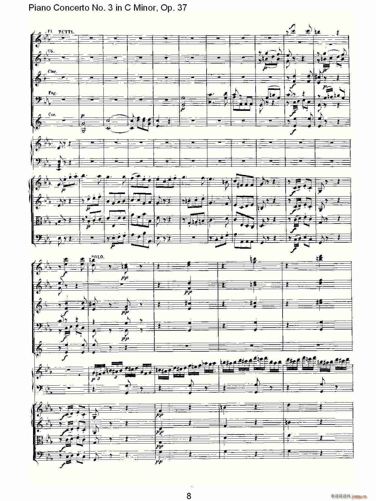 C小调钢琴第三协奏曲 Op.37  第三乐章8