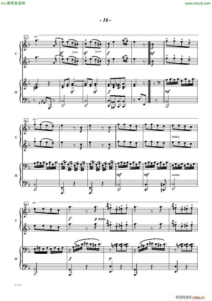 Diabelli Sonata Op33 For Two Pianos16