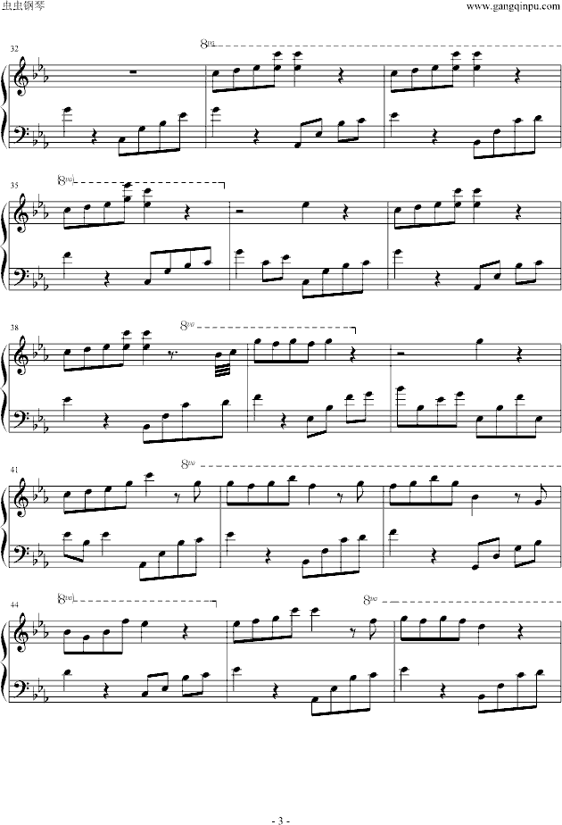 夜的钢琴曲(五)-钢琴谱(钢琴曲)-其它分类3