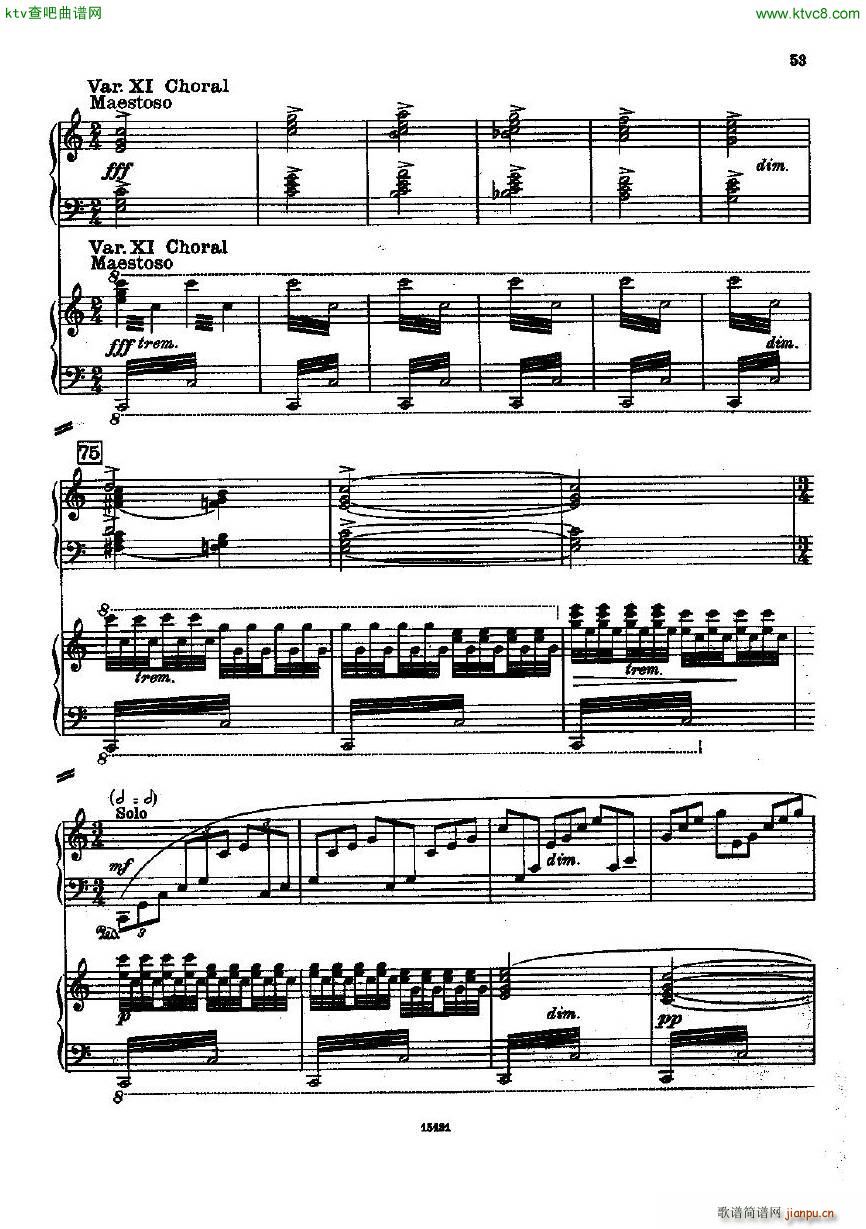 Dohnanyi Variations Nursery Rhyme Op25 二12