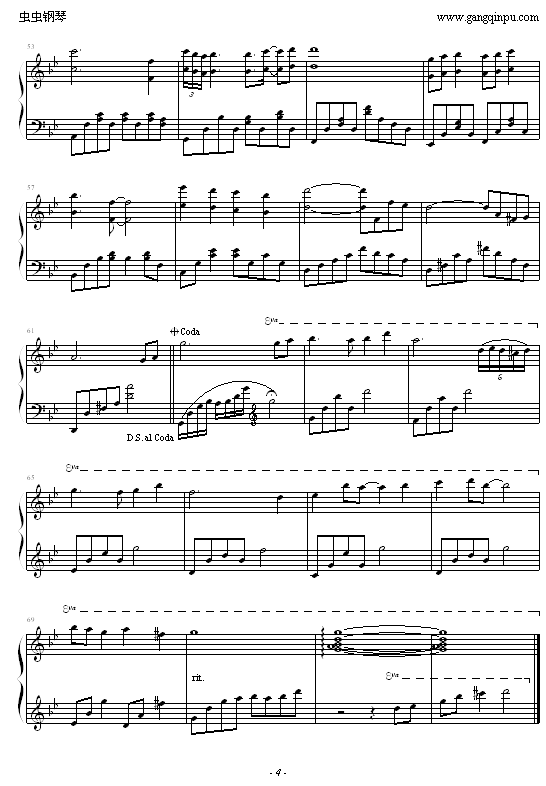 天空之城(再版)-钢琴谱(钢琴曲)-天空之城4