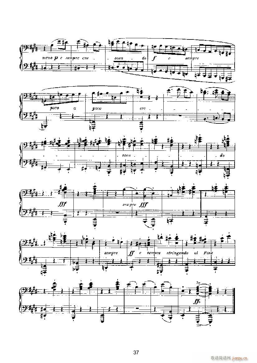滑稽曲6（四手联弹） 键盘类 钢琴_马克斯.雷格尔5