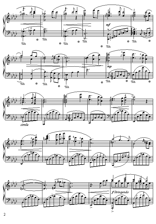 落叶的梦第二首-钢琴谱(钢琴曲)-苗波2