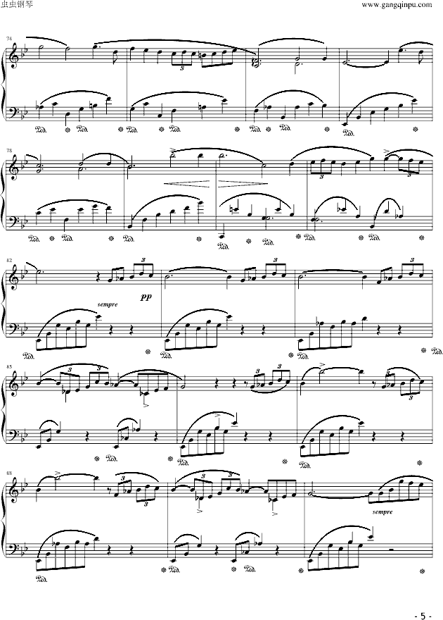 肖邦《g小调叙事曲》（musicfish_雨田版）-钢琴谱(钢琴曲)-肖邦-chopin5