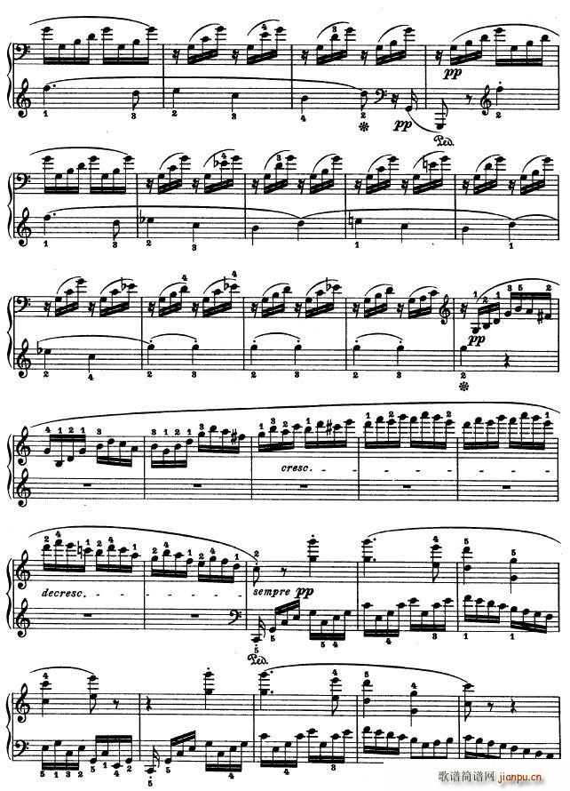 第二十一钢琴奏鸣曲（Op.53）20