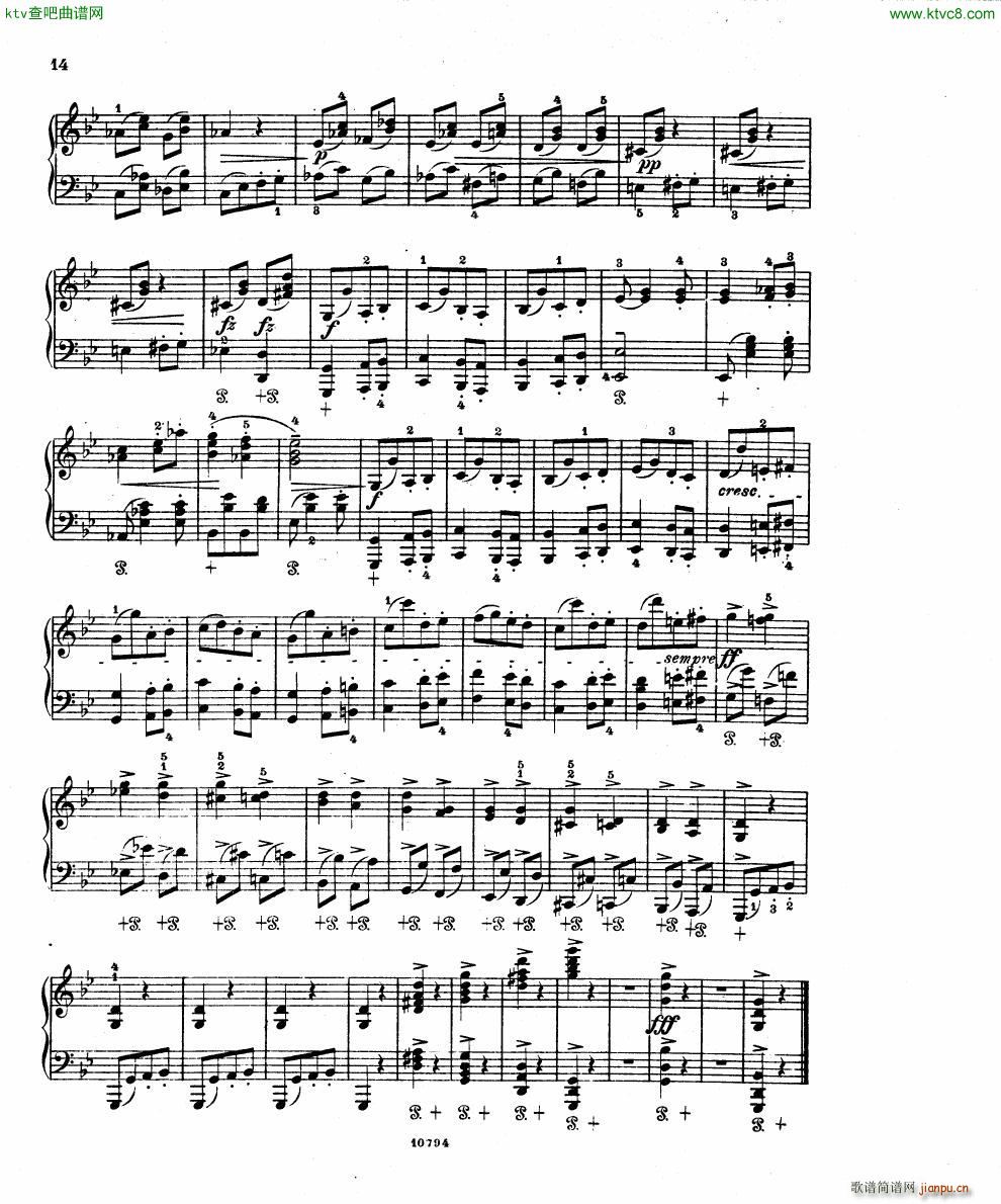 Fuchs Robert Improvisation pour clavier op 1112