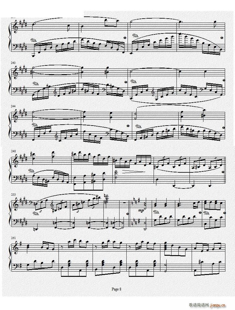 钢琴奏鸣曲Ⅰ（ 作品）8