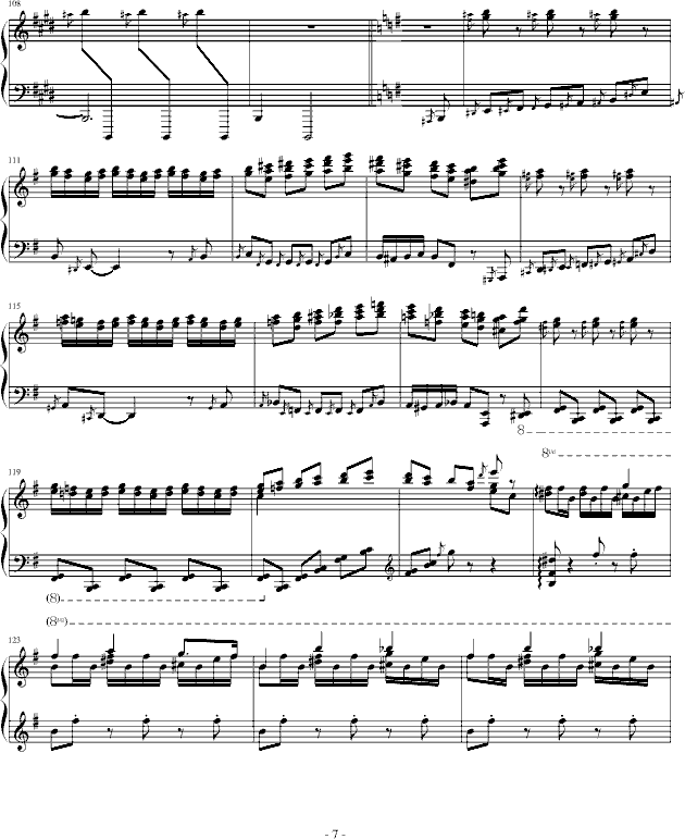 霍洛维兹卡门幻想曲（1927，1968）-钢琴谱(钢琴曲)-比才-Bizet7