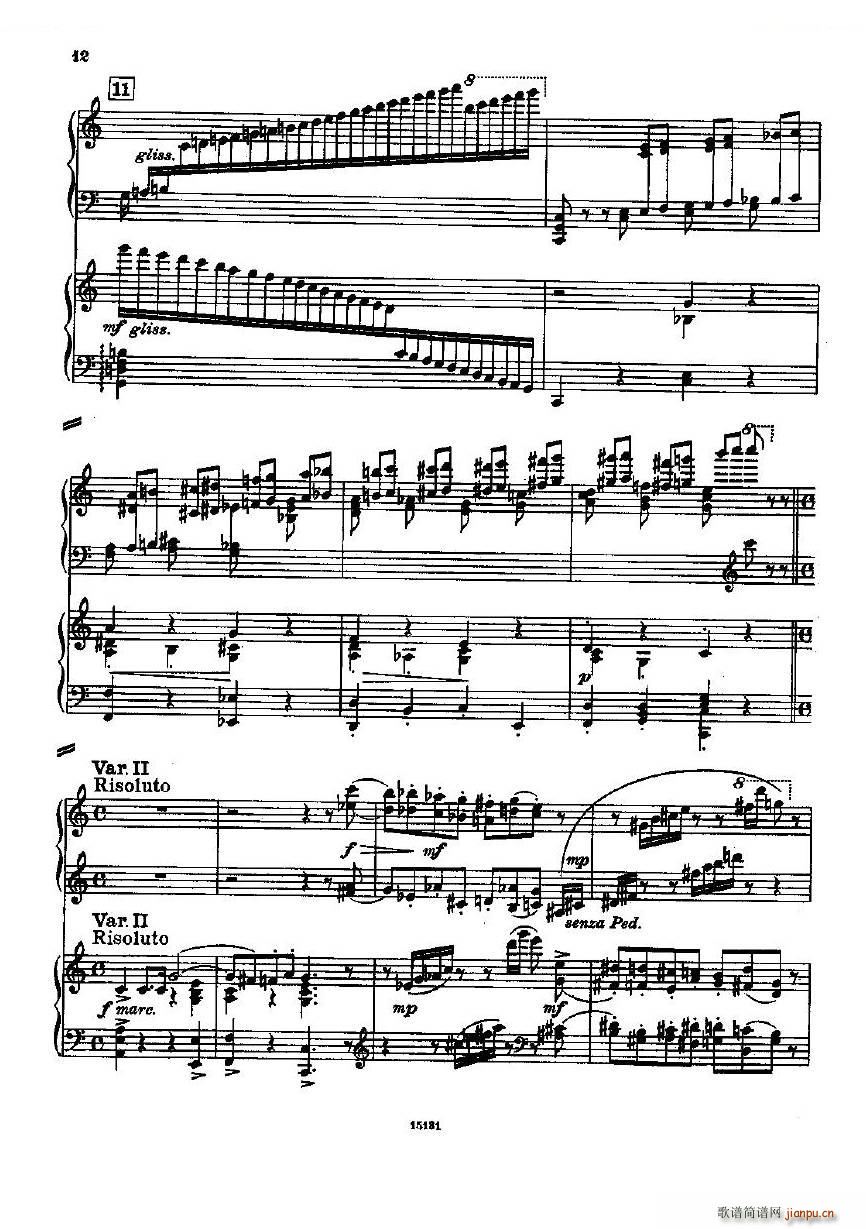 Dohnanyi Variations Nursery Rhyme Op25（一）12