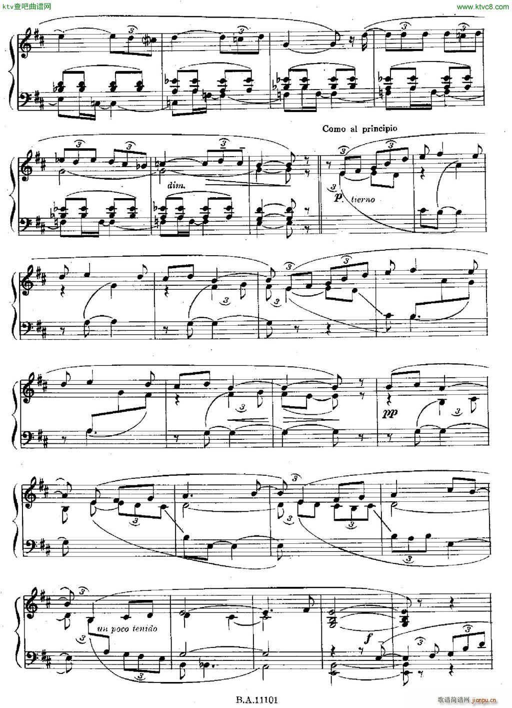 Guastavino Tre Romanze n 23