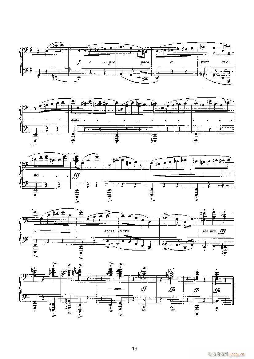 滑稽曲3（四手联弹） 键盘类 钢琴_马克斯.雷格尔7