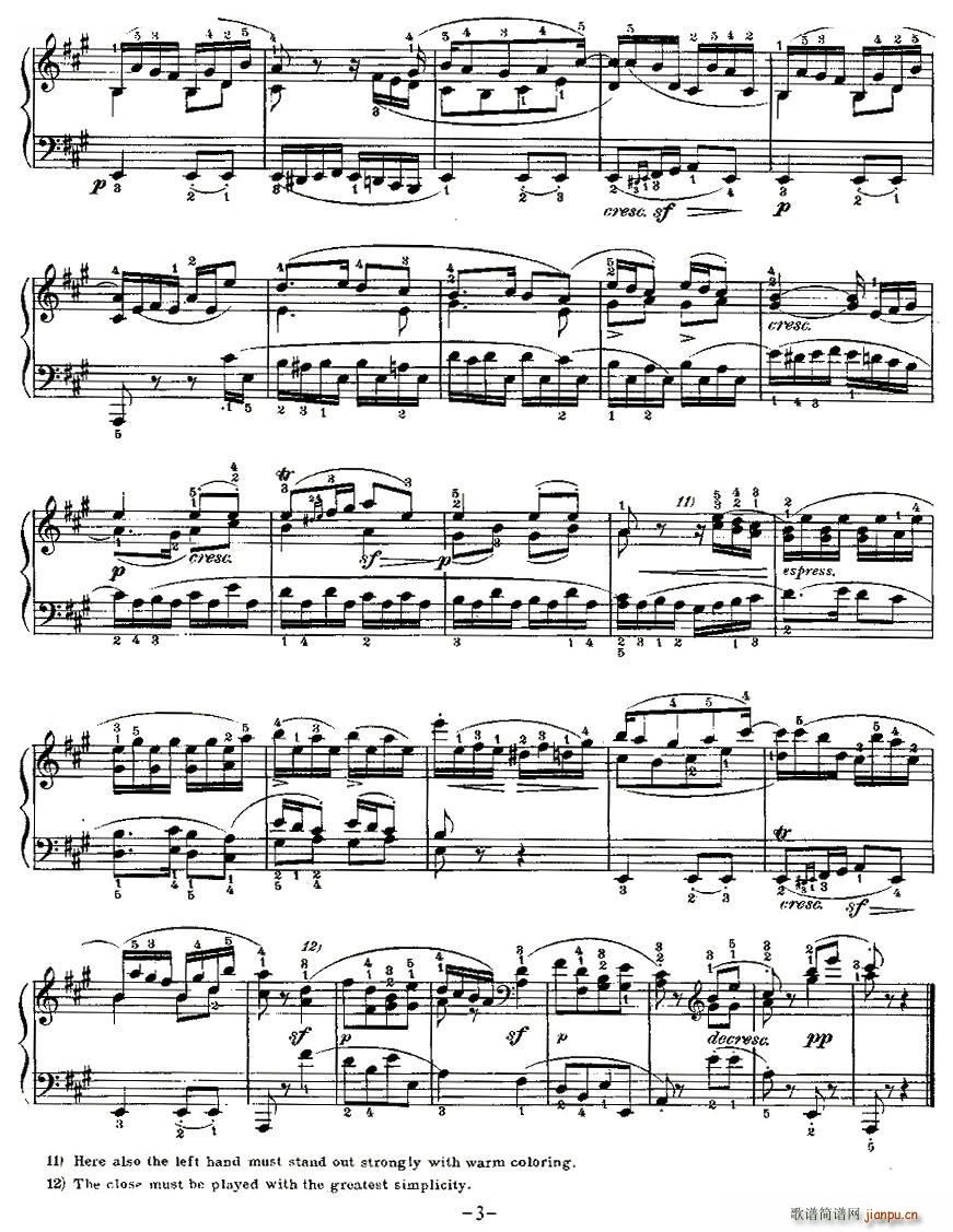 贝多芬钢琴小品（Bagatelles）Op 33 之四3