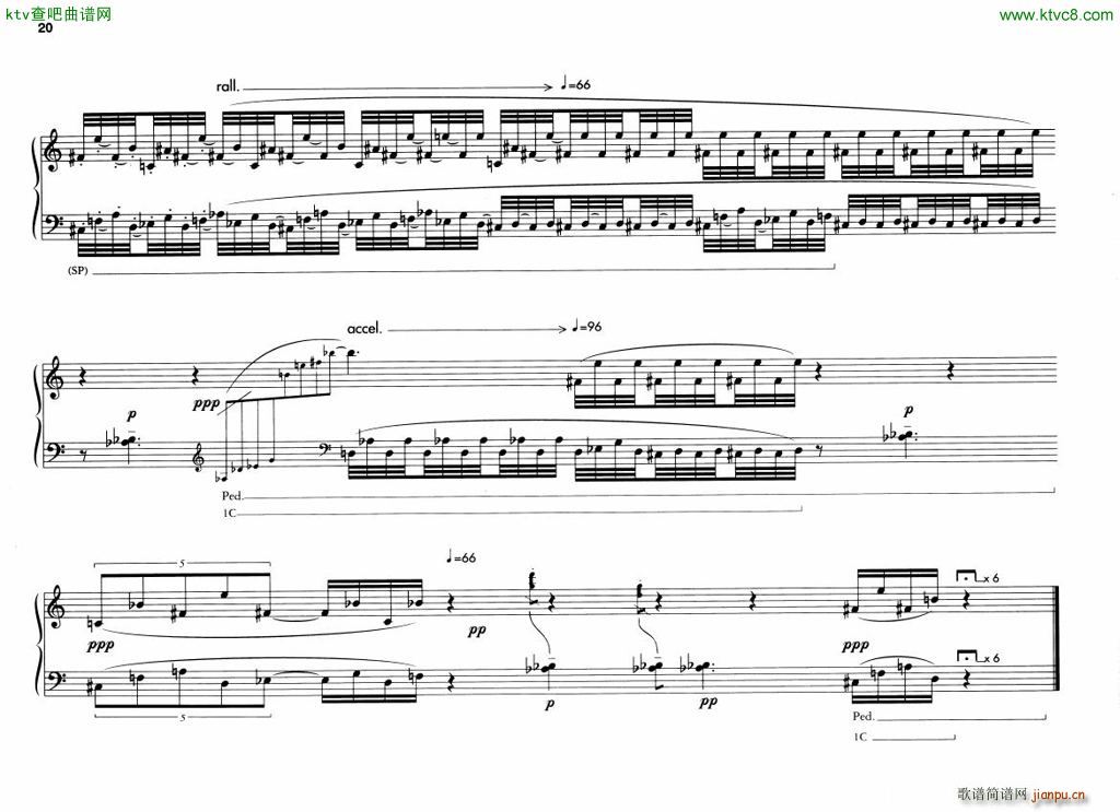 Berio 6 Encores for Piano11