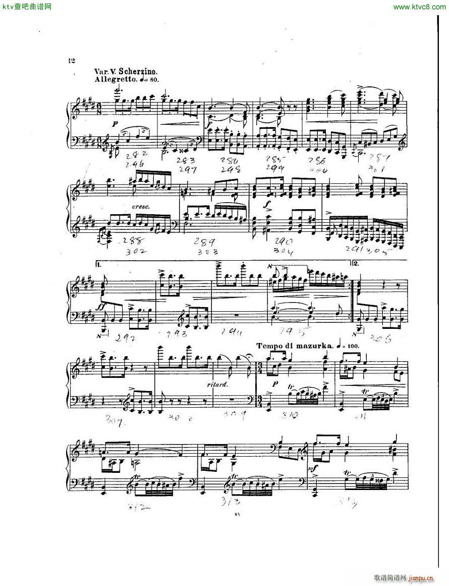 Antipov op 3 Variations11