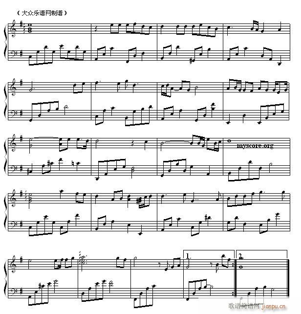 My Memory(流行钢琴曲)2