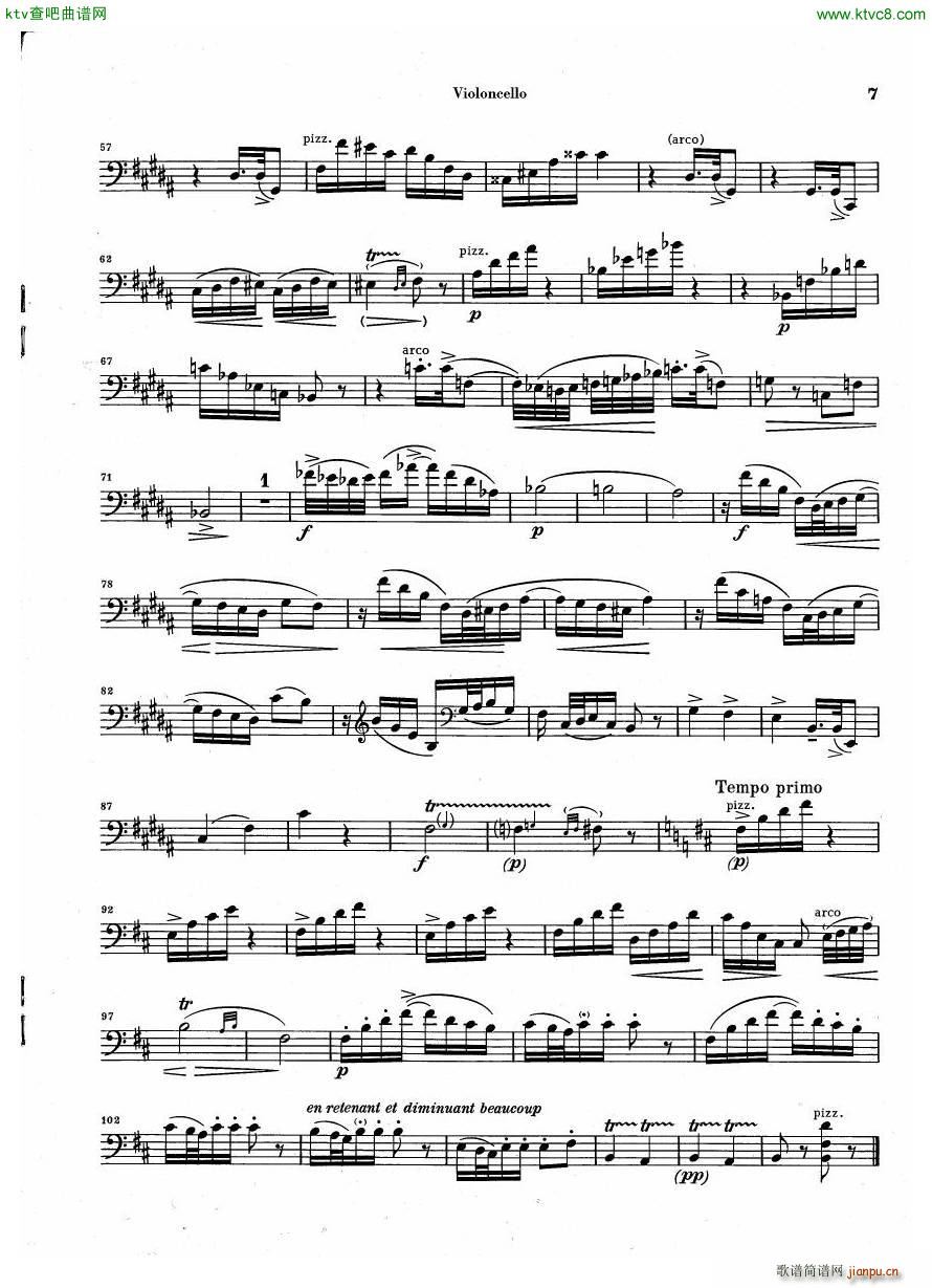 Debussy Piano Trio in G parts15