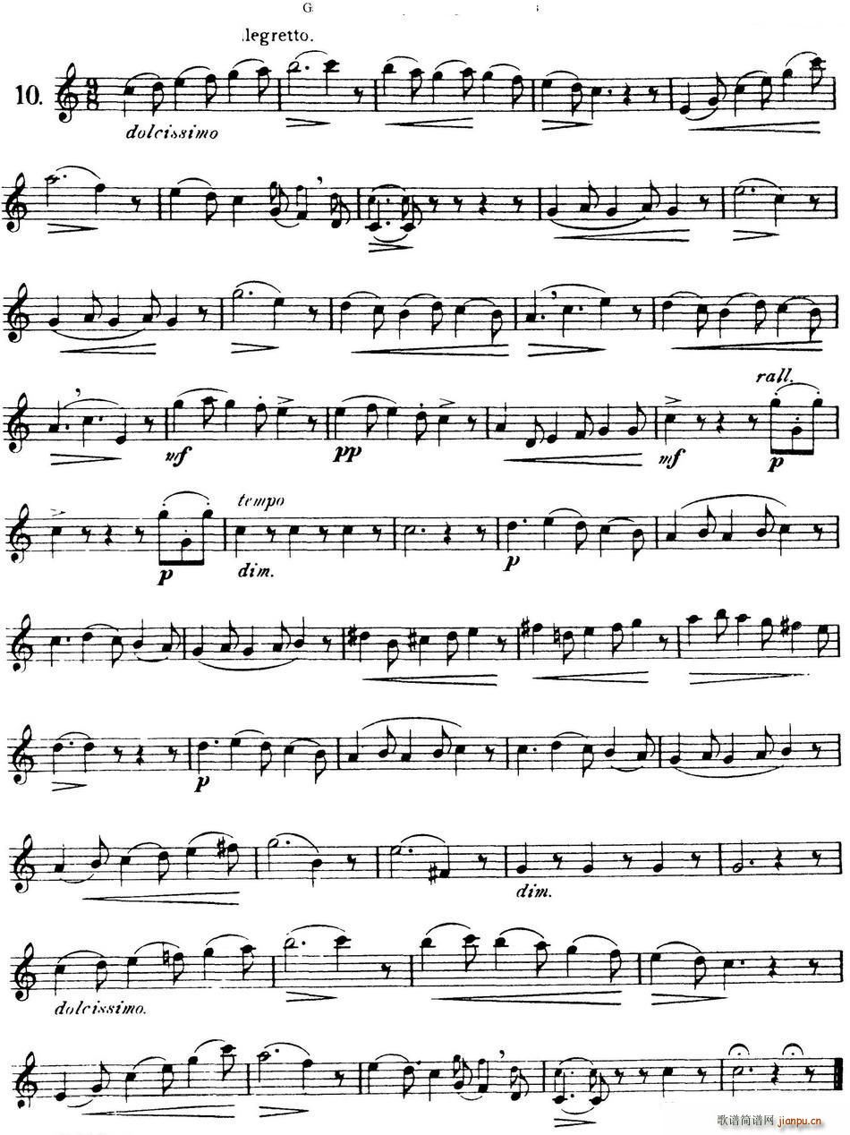 三十首基础及提高练习曲(NO 10)1