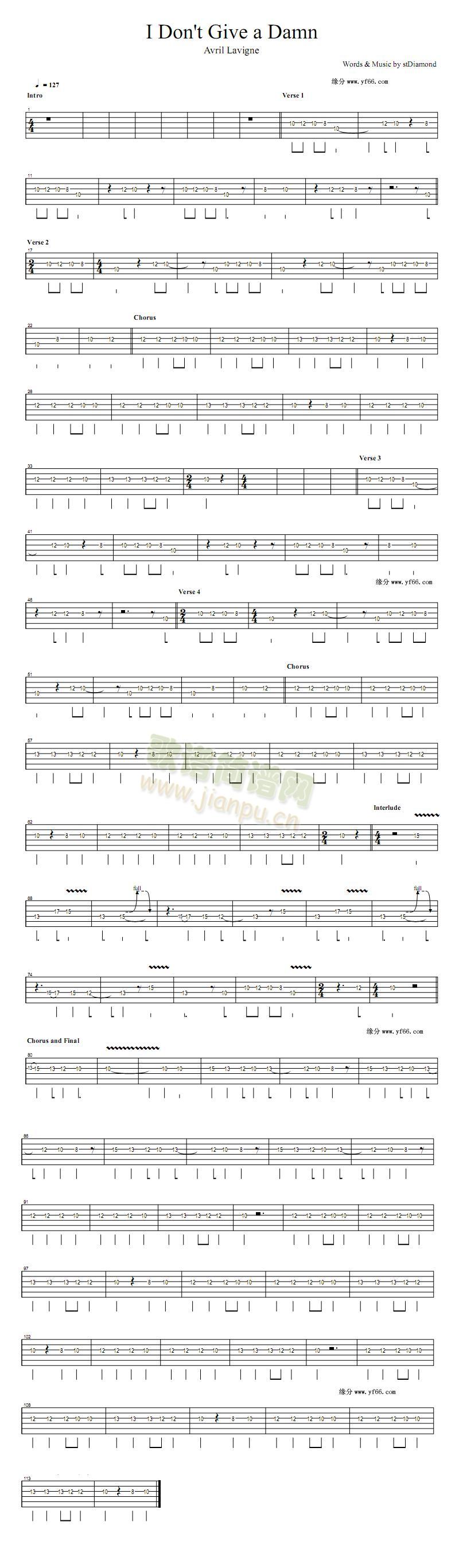 I Don‘t Gibe a Damn1