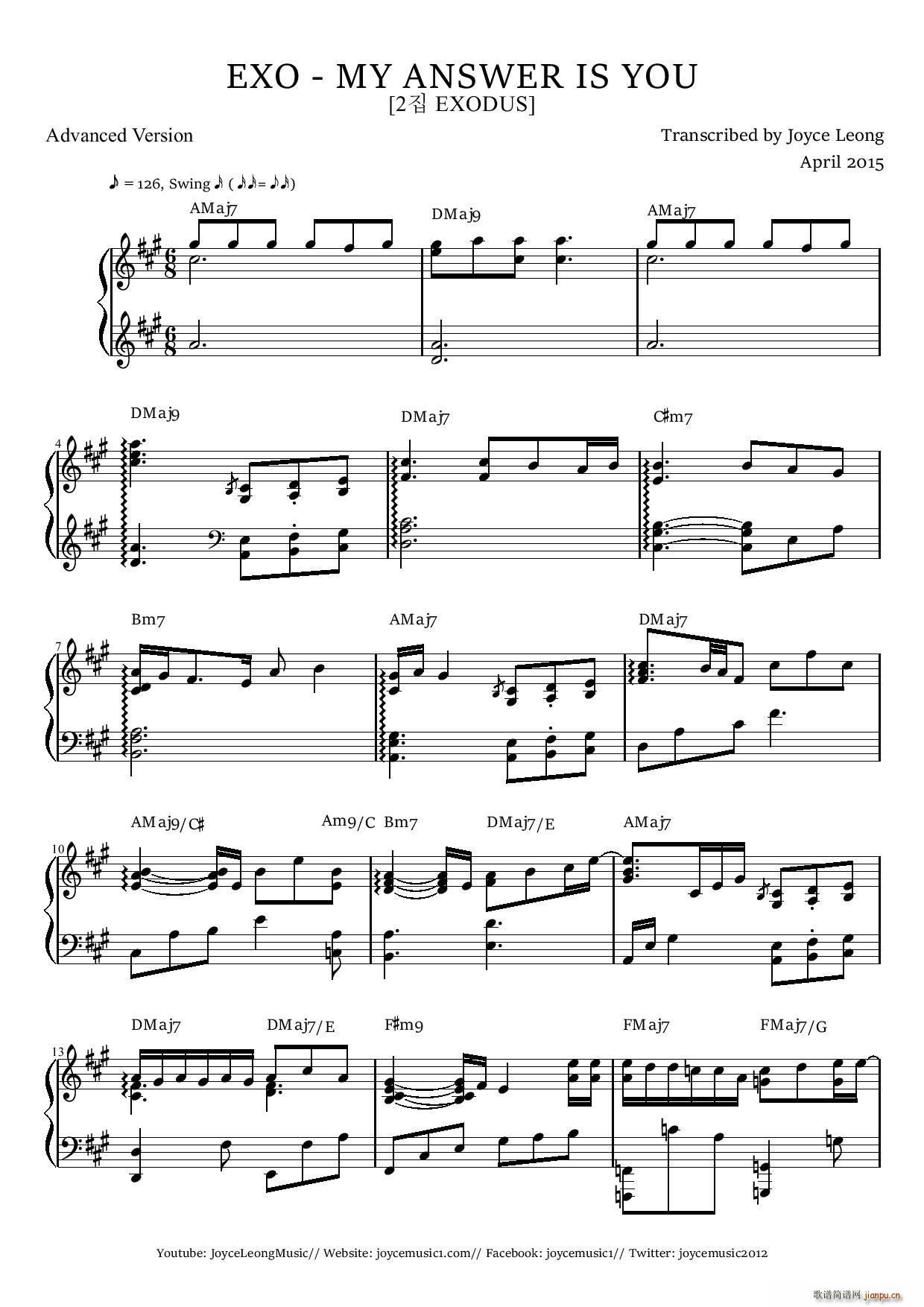 MY ANSWER IS YOU（我的答案是你）_EXO1