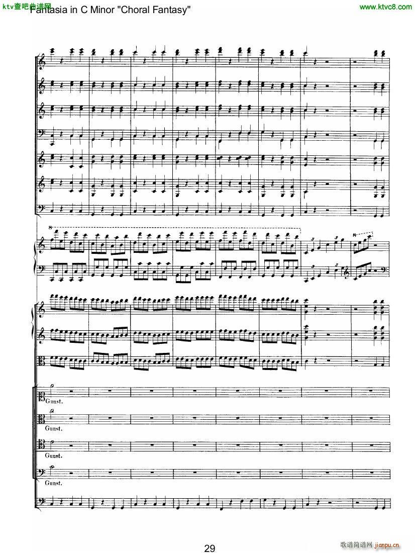 Beethoven op 80 Choral Fantasy 二14