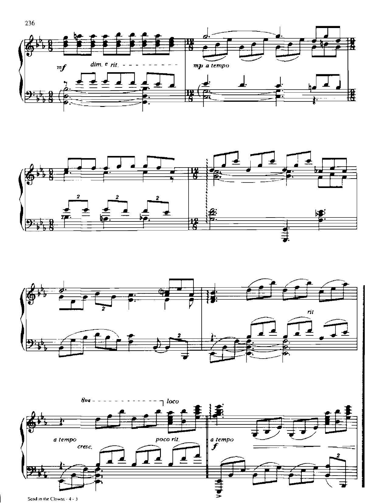SEND IN THE CLOWNS(Dan Coates 流行情调 集)3
