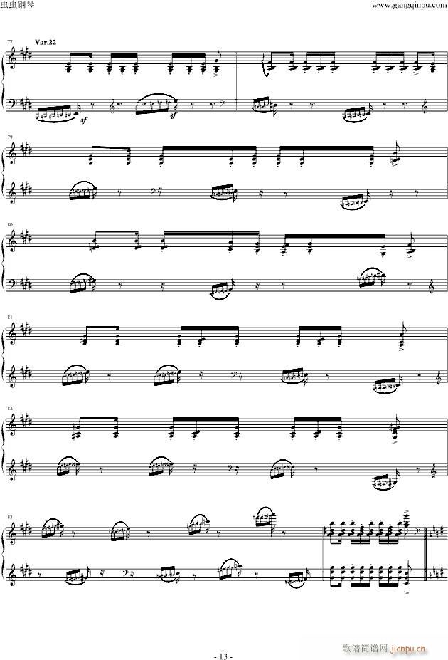 阿尔坎Op.39 No.12 变奏曲_Charles-Valentin Alkan13