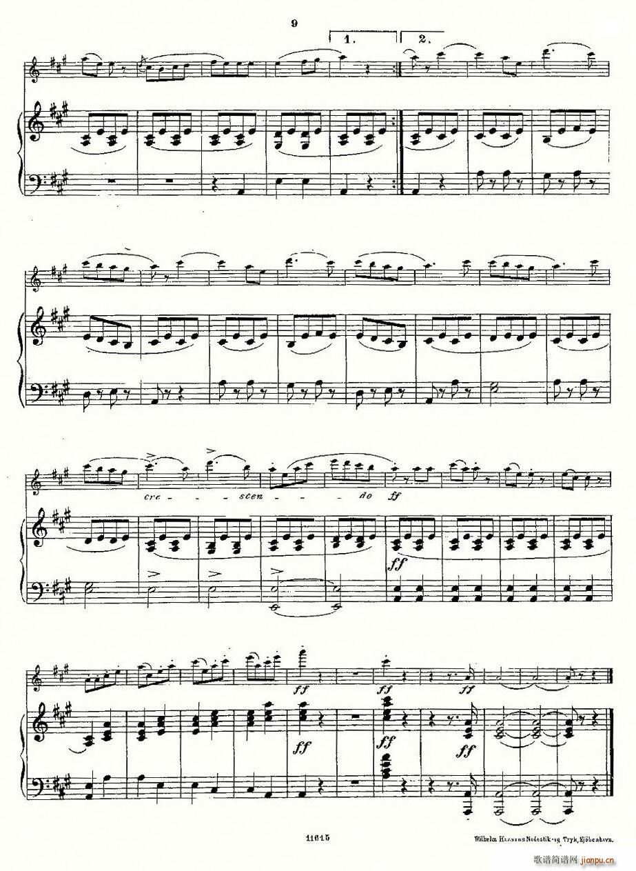 Opern-Transcriptionen.Op.45-5（长笛+钢琴伴奏）8
