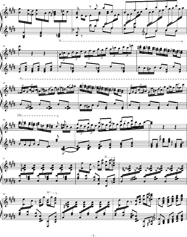 霍洛维兹卡门幻想曲（1927，1968）-钢琴谱(钢琴曲)-比才-Bizet3