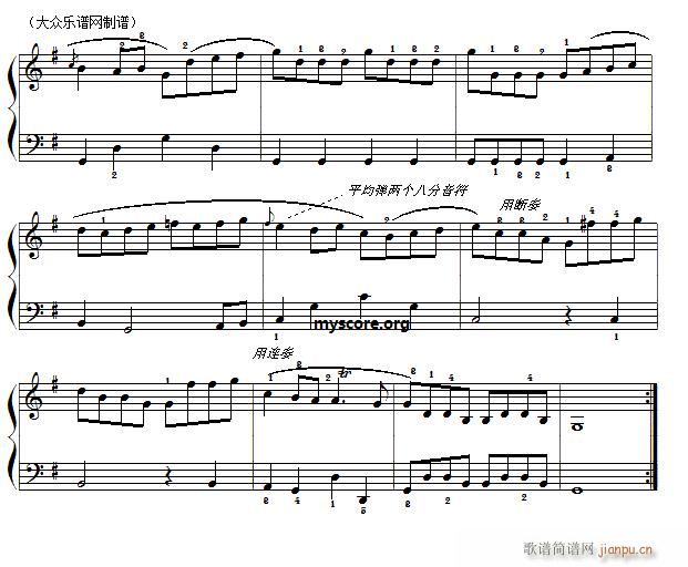 巴赫初级钢琴曲之十一 进行曲（附演奏提示）2