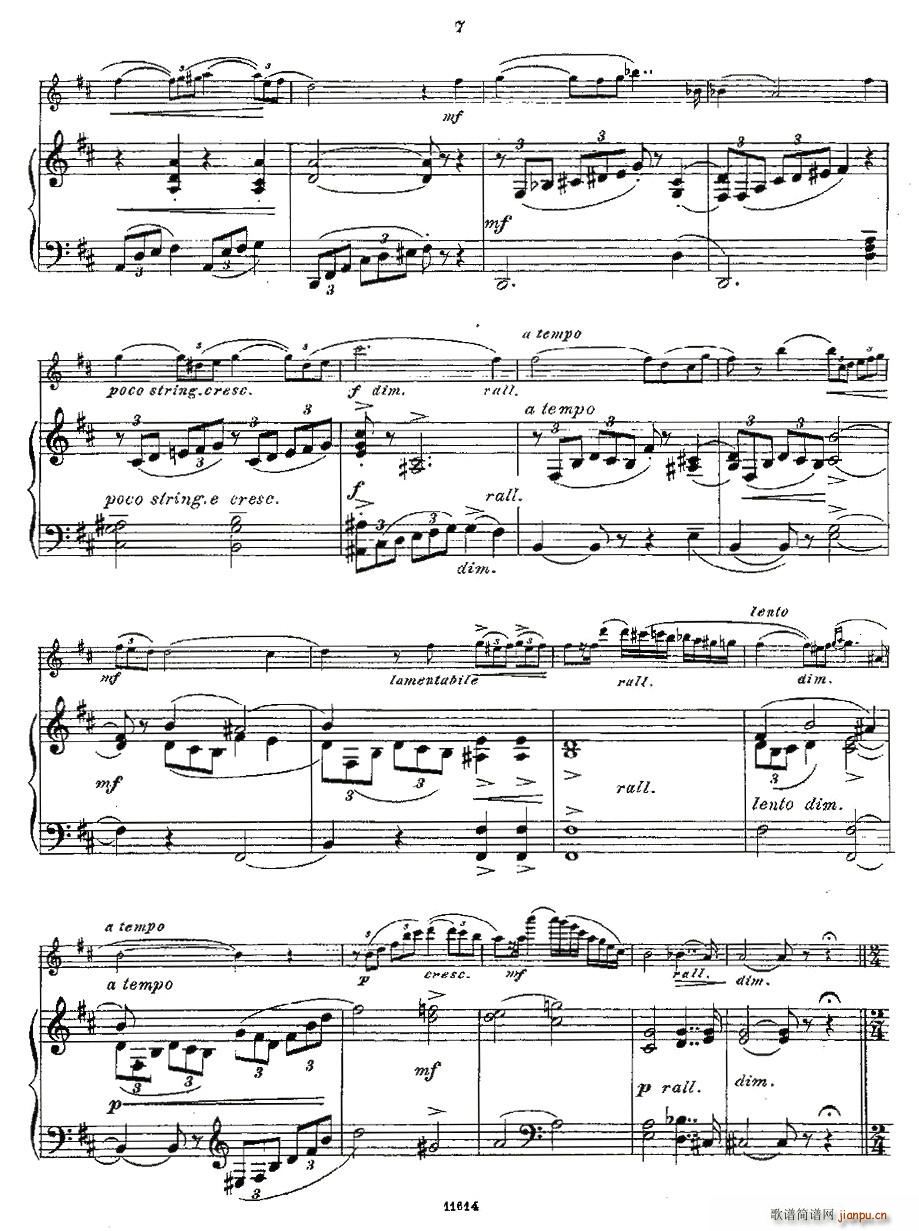 Opern-Transcriptionen.Op.45-4（长笛+钢琴伴奏）5