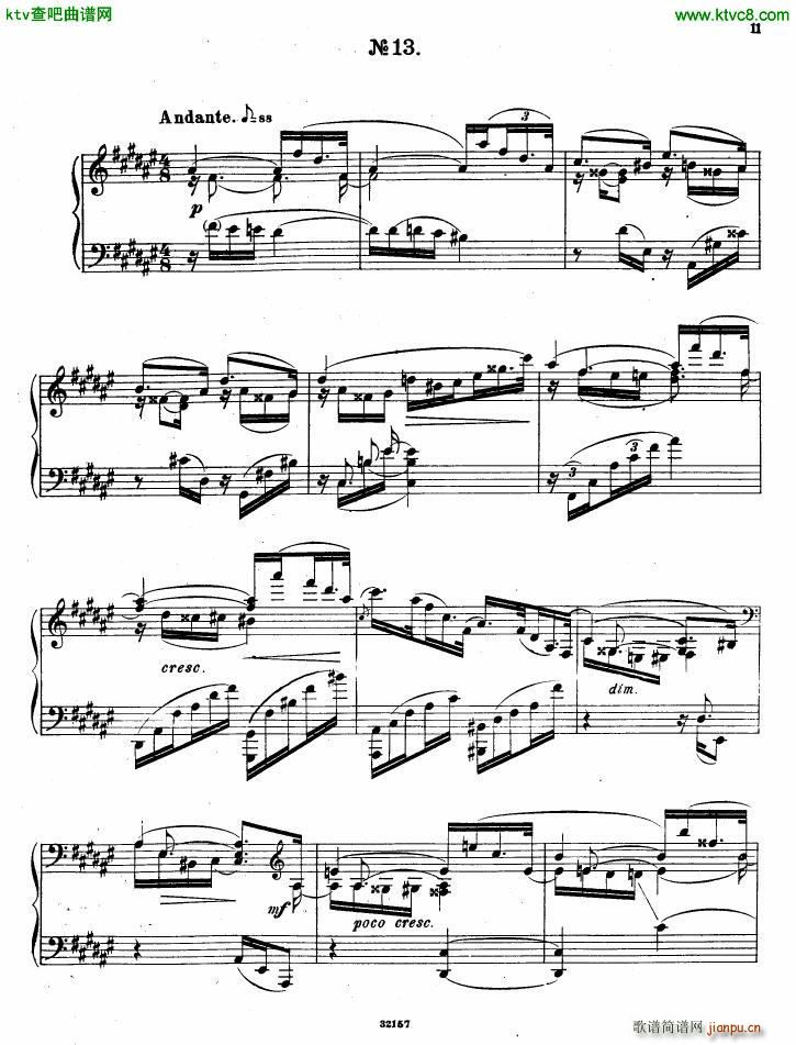Gliere 25 Preludes op30 Book39